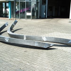 gewendeltes Holmpaar  aus Rechteckrohr 01