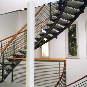 Doppelholmtreppe Rundrohr