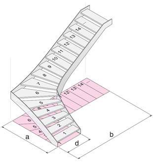 Treppenwangen Typ WK 1.1 - 90°